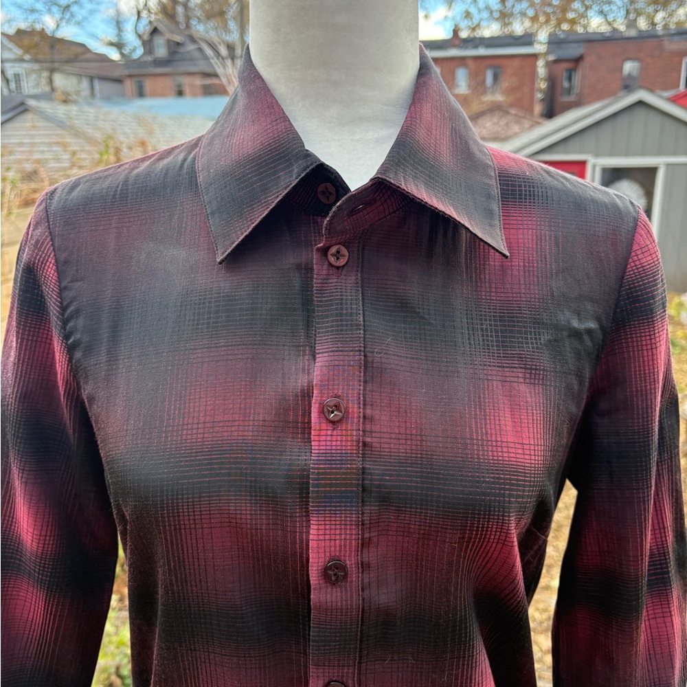 Comrags | Shadow Plaid Shirtdress - Picture 2 of 7